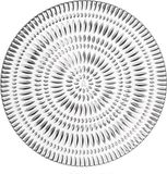 Nachtmann Ethno bord, set van 2, kristalglas, Ø 23 cm