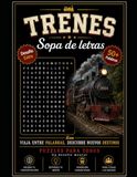 Sopa Trenes Sopa de letras: Sopa de Palabras — 56 Rompecabezas de Estaciones, Locomotoras, Vías y Más · 80+ Páginas · 50+ Puzzles · Regalo para Amantes del Ferrocarril