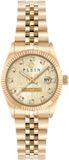 Philipp Plein Date Superlative PWNFA0525 Horloge - Staal - Goudkleurig - Ø 28 mm