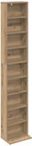 vidaXL - Meuble CD - artisanal - chêne - 33 - x - 23,5 - x - 175 - cm - bois - traité