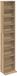 vidaXL - Meuble CD - artisanal - chêne - 33 - x - 23,5 - x - 175 - cm - bois - traité