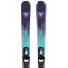 Rossignol Skis Sender JR + Kid4 Ski Bindings (140cm - Purple)