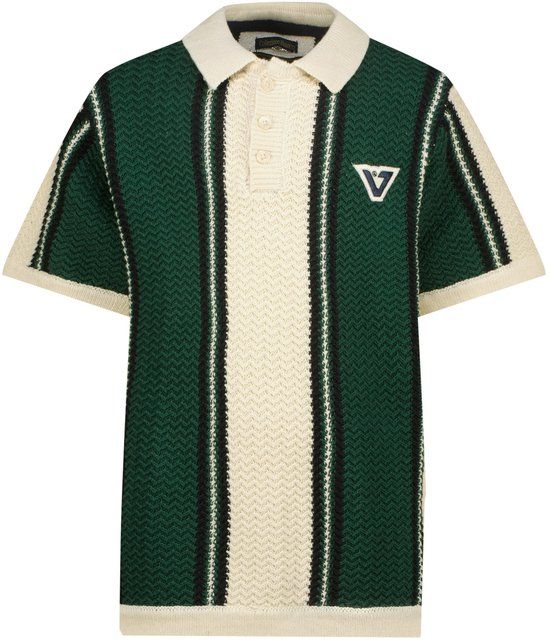 Vingino Muck Polo shirt Jongens Korte Mouw Katoen Gestreept Multi Maat 128
