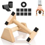 Poignées Push Up en bois pour le fitness et la callisthénie