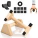 Poignées Push Up en bois pour le fitness et la callisthénie