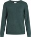 VILA VIRIL O-NECK L/S KNIT TOP - NOOS Dames Trui - Maat M - Ponderosa Pine - Maat M