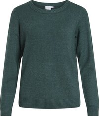 VILA VIRIL O-NECK L/S KNIT TOP - NOOS Dames Trui - Maat M - Ponderosa Pine - Maat M