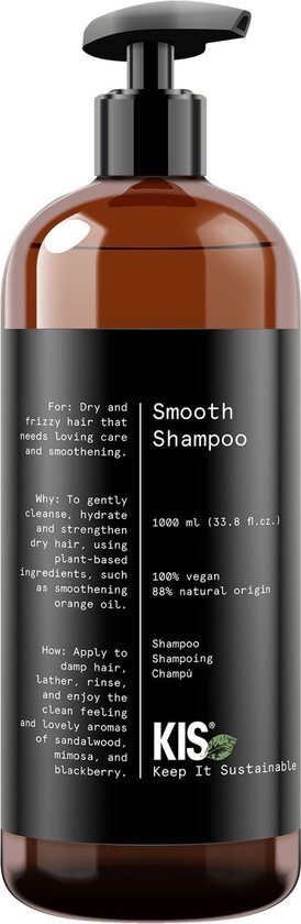 KiS-KiS Green Smooth Shampoo 1000ml