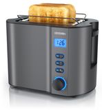 Arendo compacte broodrooster, 800 W, cool grijs