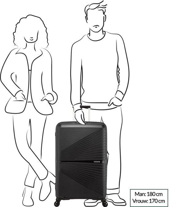American Tourister Airconic Spinner 77/28 TSA - Midnight Navy - 101L Hardcase Luggage