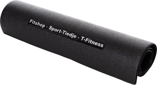 Taurus Fitshop Vloermat - XXXL - 250 x 80 cm - Zwart - 6 mm - Anti-slip