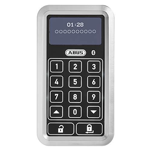 Abus HomeTec Pro Bluetooth®-codepaneel CFT3100 - Codepaneel voor het openen van de huisdeur - voor de HomeTec Pro Bluetooth®-deurslotaandrijving CFA3100 - zilver