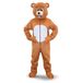 Dress Up America Bruine beer mascotte Kostuum voor Kinderen en Volwassenen
