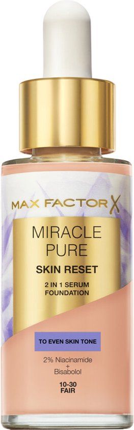 Miracle Pure Skin Reset 2 in 1 Serum Foundation 10-30 Fair 30ml