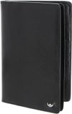Golden Head Leren identiteitskaarthoesje Colorado RFID Protect Brieftasche mit RV 4041 Schwarz zwart
