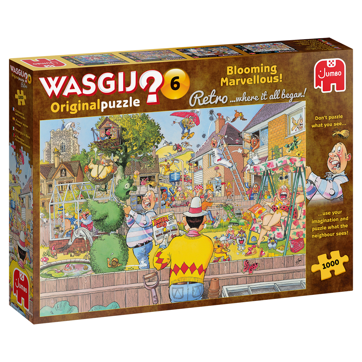 Wasgij Retro Original 6: Het Groeit als Kool 1000 stukjes - Legpuzzel voor volwassenen