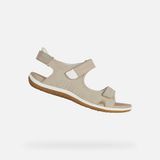 Geox Dames Sandalen Vega Dames Sandalen - Taupe - Maat 38