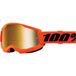 100% Strata 2 Jeugd Motocross-bril - Neon Orange