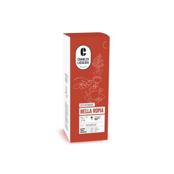 Charles Liégeois Koffiepods Charles Liégeois Bella Roma, 25 pcs.