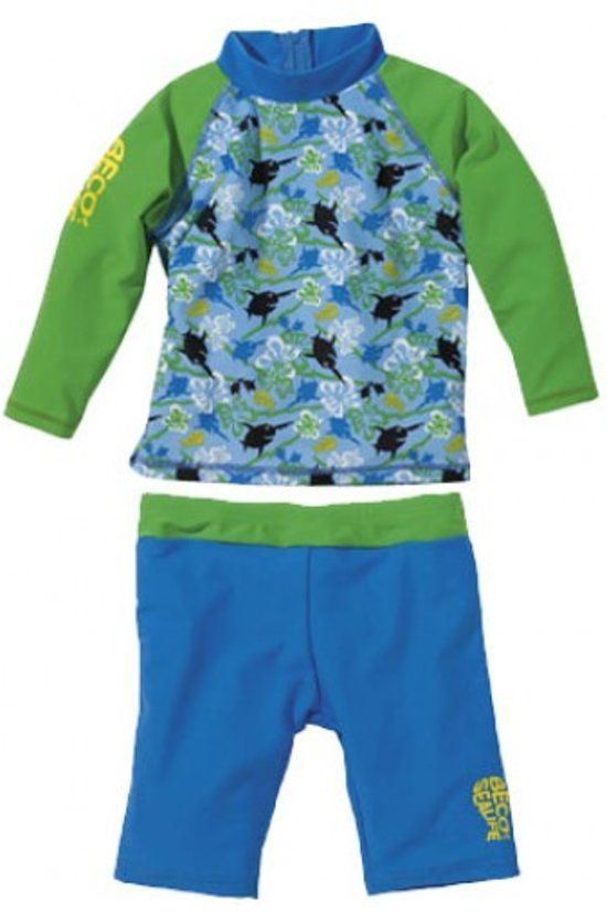 Beco UV-shirt + zwemshort Sealife Blauw 80-86