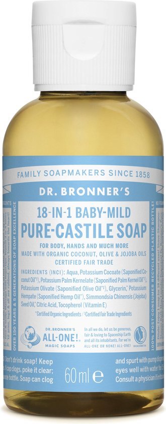 dr bronners Liquid baby mild 60 ML