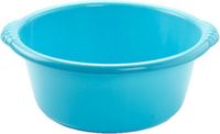 PLASTICFORTE Afwasteiltje - 15L - blauw - rond - afwasbak - 46 x 17 cm