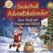 Schlauvento Interactive Basketball-Adventskalender: Quiz-Buch mit Fragen und Rätsel