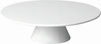 APS Taartschaal - Taartplateau - Serveerschaal voor Taarten - Rond - Wit - 8cm hoog - Ø 31 cm