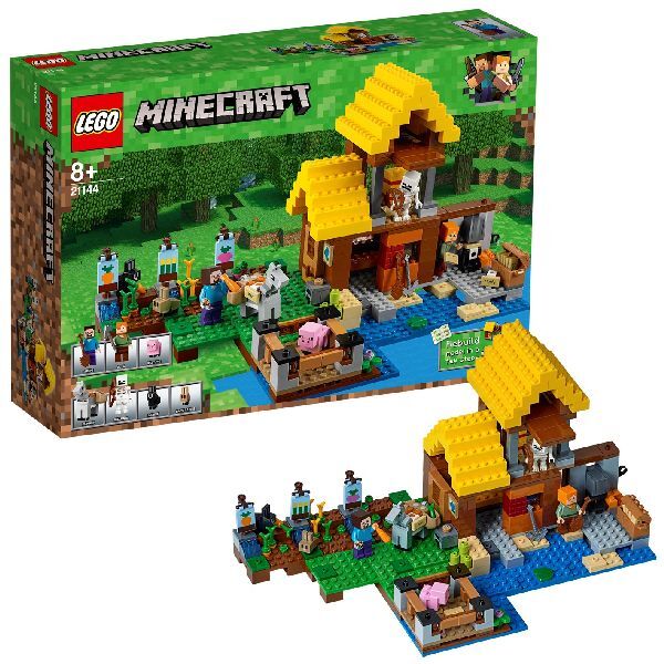 lego Minecraft Het Boerderijhuisje - 21144 Maak een gezellig boerderijhuisje