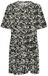 Noisy May Kerry Robe Manches Courtes Imprimé Panthère Col en V Coton XL Femme