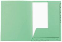 Exacompta 5x SUPER 210 Contact - Pak van 25 Mappen met 2 kleppen, bedrukt - 24x32cm - Lichtgroen