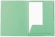 Exacompta 5x SUPER 210 Contact - Pak van 25 Mappen met 2 kleppen, bedrukt - 24x32cm - Lichtgroen
