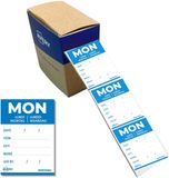 Avery-Zweckform Avery Etiketten HACCP maandag blauw bedrukt 40x56 mm beschrijfbaar afneembaar 500 stuks