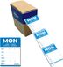 Avery-Zweckform Avery Etiketten HACCP maandag blauw bedrukt 40x56 mm beschrijfbaar afneembaar 500 stuks