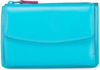 Mywalit Portemonnee RFID-bescherming Leer 14 cm - Dames - Horizontaal - lichtblauw