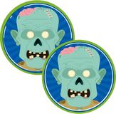Bellatio Decorations sous-verres Halloween - 30 pièces - zombie - carton