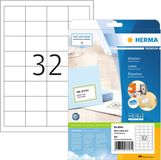 Herma Etiketten 8643 48.3x33.8mm Premium Wit 320st | 70 stuks