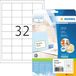 Herma Etiketten 8643 48.3x33.8mm Premium Wit 320st | 70 stuks