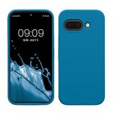 kwmobile telefoonhoesje compatibel met Google Pixel 9a hoesje - Zachte case voor smartphone - Back cover in Caribisch blauw