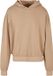 Build Your Brand Acid Washed Oversized Capuchon Beige M Man