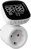 Merkloos / Sans marque Timer Stopcontact - Tijdschakelaar Stekker - Energie Besparen - 360 Graden Draaibaar - 3680W Capaciteit - Wit
