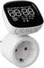 Merkloos / Sans marque Timer Stopcontact - Tijdschakelaar Stekker - Energie Besparen - 360 Graden Draaibaar - 3680W Capaciteit - Wit