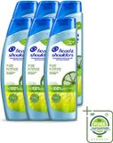 Head & Shoulders 6 x Anti-Roos Shampoo Pure Intense Oil Control 250 ml