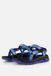 Teva Hurricane Waves Sandalen blauw Textiel - Maat 34