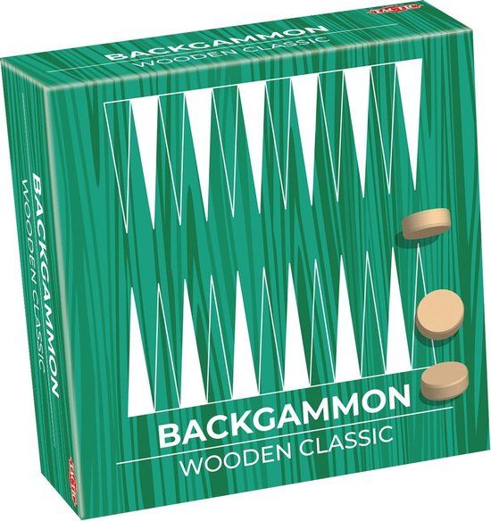 Tactic Houten Backgammon Classic - Bordspel - Nederlands