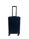 VDD Kapperskoffer trolley - visagie make up koffer trolley - schminkkoffer - beauty case - zwart
