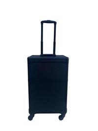 VDD Kapperskoffer trolley - visagie make up koffer trolley - schminkkoffer - beauty case - zwart