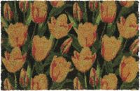 Merkloos Relaxdays Deurmat Tulpen