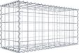 Gabion 100 cm x 50 cm x 40 cm (L x H x P), maille 10 cm x 10 cm, spirale