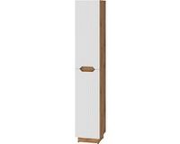 Vicco Lotta Badkamerkast – 33 x 186 cm met 2 deuren Eiken/wit gestreept